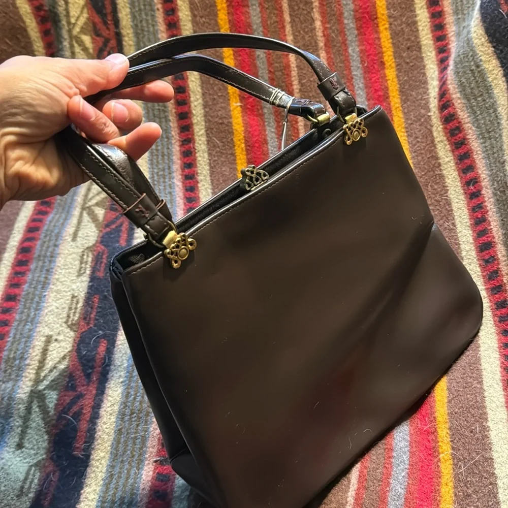 Vintage 1960s Margolin Leather Clutch - Picture 1 of 8
